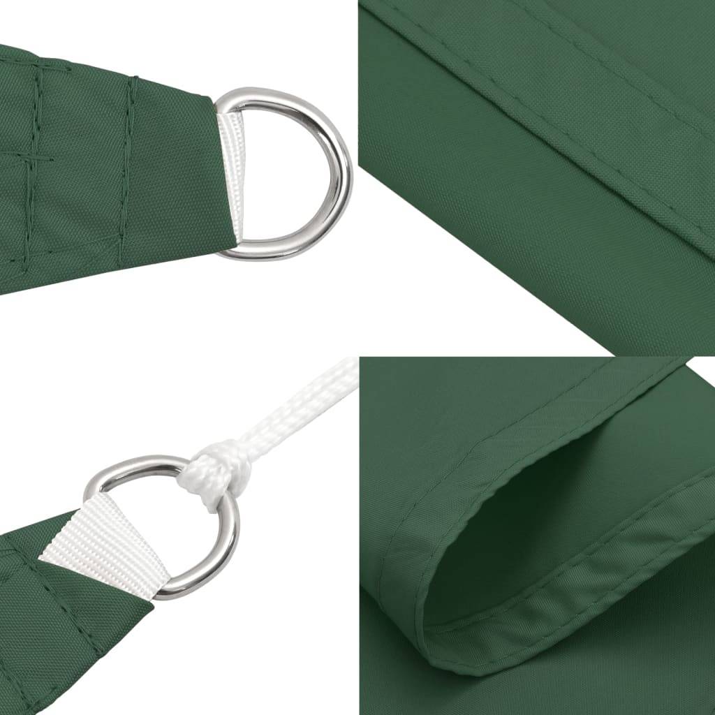 Voile de parasol - accessoire parasol - Tissu de remplacement pour parasol tissu oxford rectangulaire 3x6 m vert foncé - MEUBLE PRO - Image 8