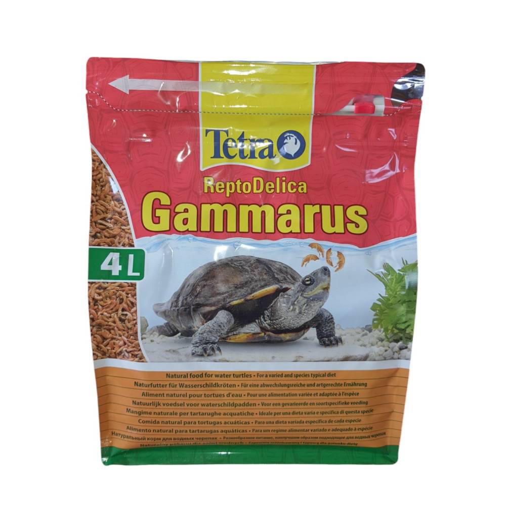 Tetra - Aliment naturel pour tortues d'eau Grammarus de 400g - Image 1