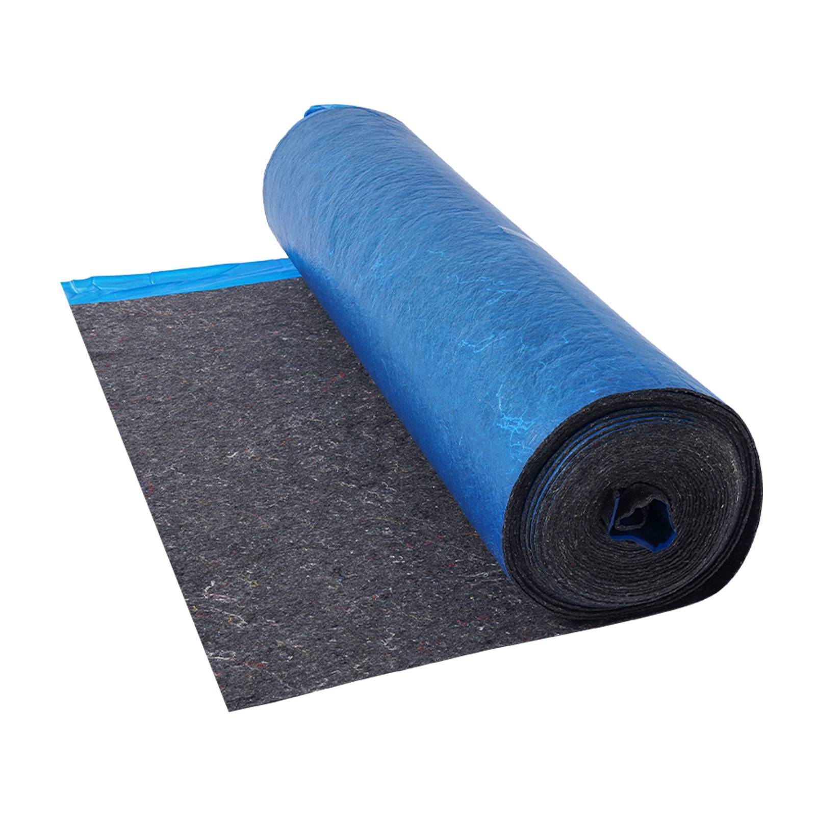 Vevor - VEVOR Sous-couche parquet 9,3 m², 3 mm, fibre avec film PE imperméable, isolation phonique, compatible vinyle, stratifié et bois.