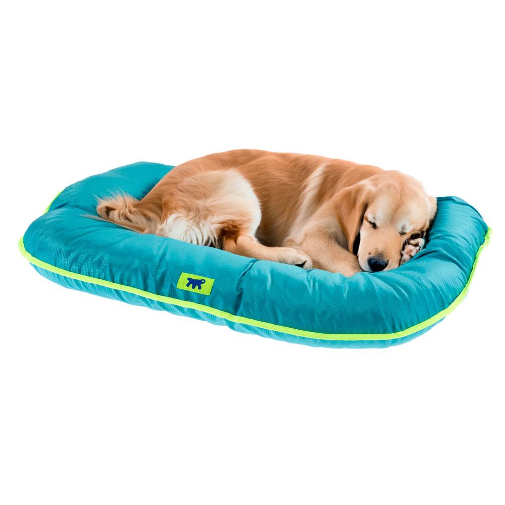 Ferplast - Ferplast Panier Chien Coussin Chien Grande Taille Tissu anti-rayures Lavable à 30°C.Matelas pour chien imperméable 100 x 70 x 12 cm.Bleu - Image 4
