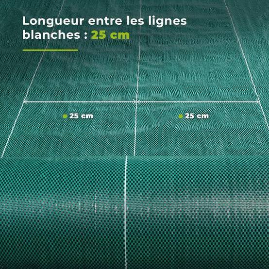 Jardiprotec - Toile de paillage 90g-m² contre les mauvaises herbes - 1,05x50m - Image 3