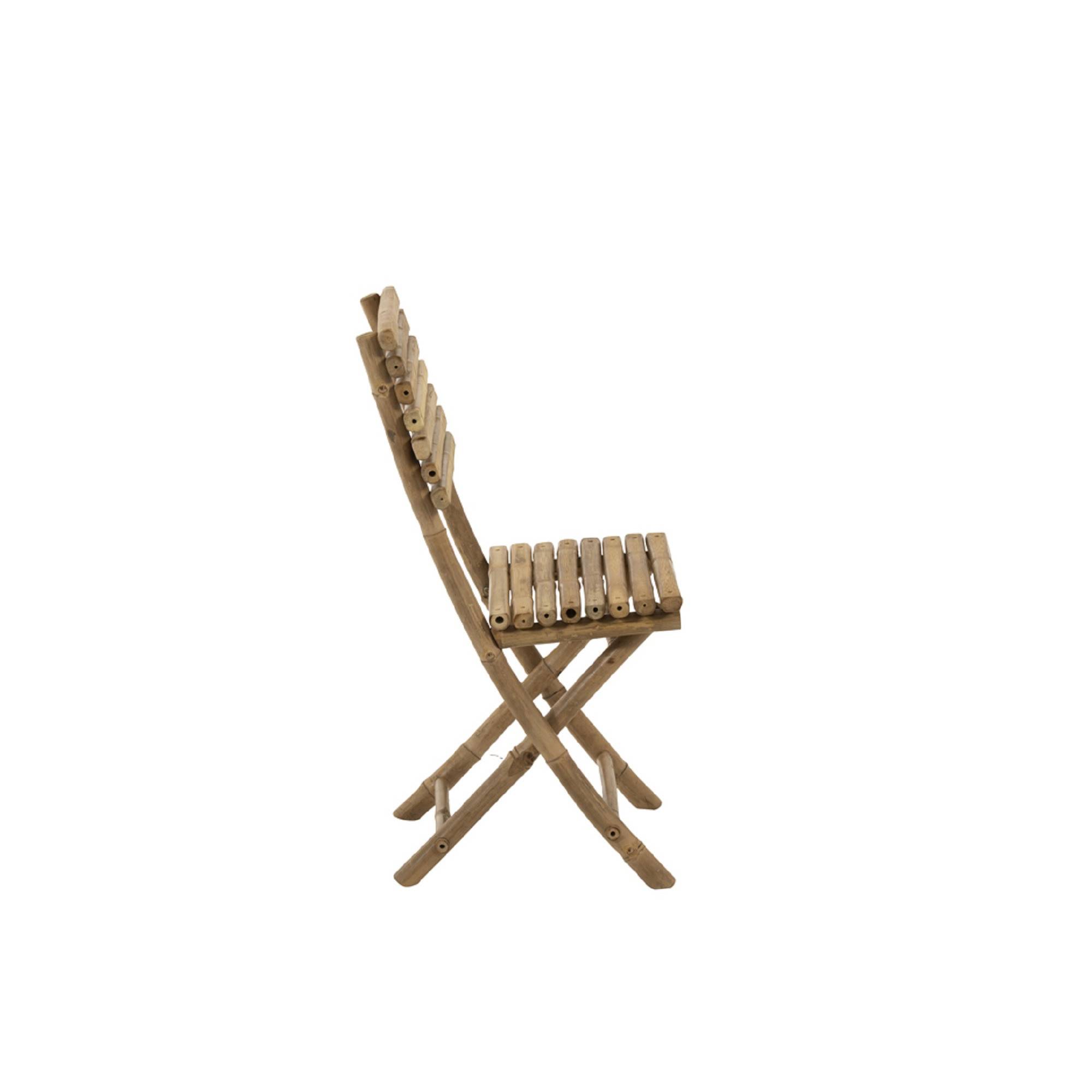 Autre - Chaises de jardin pliables en bambou (lot de 2) - NARA - Image 7