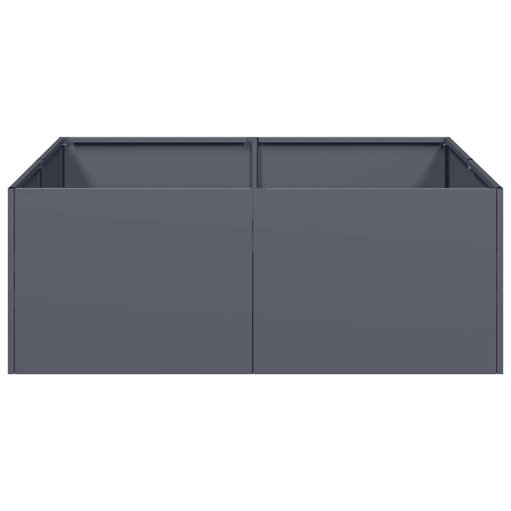 PANGIVO - Jardinière acier laminé à froid anthracite 80 x 80 x 30 cm - PANGIVO - Image 4