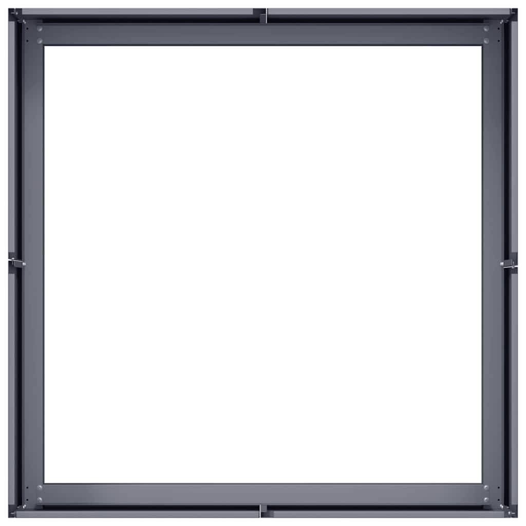 PANGIVO - Jardinière acier laminé à froid anthracite 80 x 80 x 30 cm - PANGIVO - Image 5