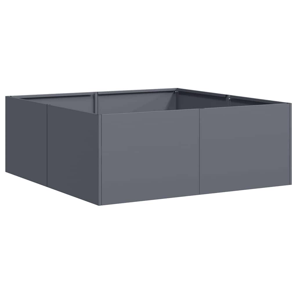 PANGIVO - Jardinière acier laminé à froid anthracite 80 x 80 x 30 cm - PANGIVO - Image 2