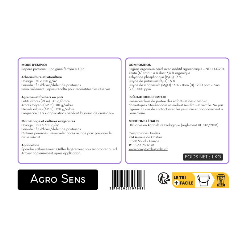 Mon pack agrumes (taille M) : Engrais + Oligoéléments + Fer - Image 7