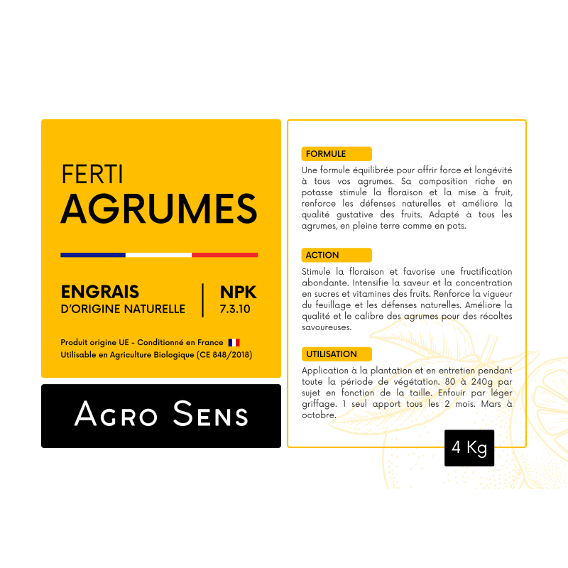 Mon pack agrumes (taille M) : Engrais + Oligoéléments + Fer - Image 3
