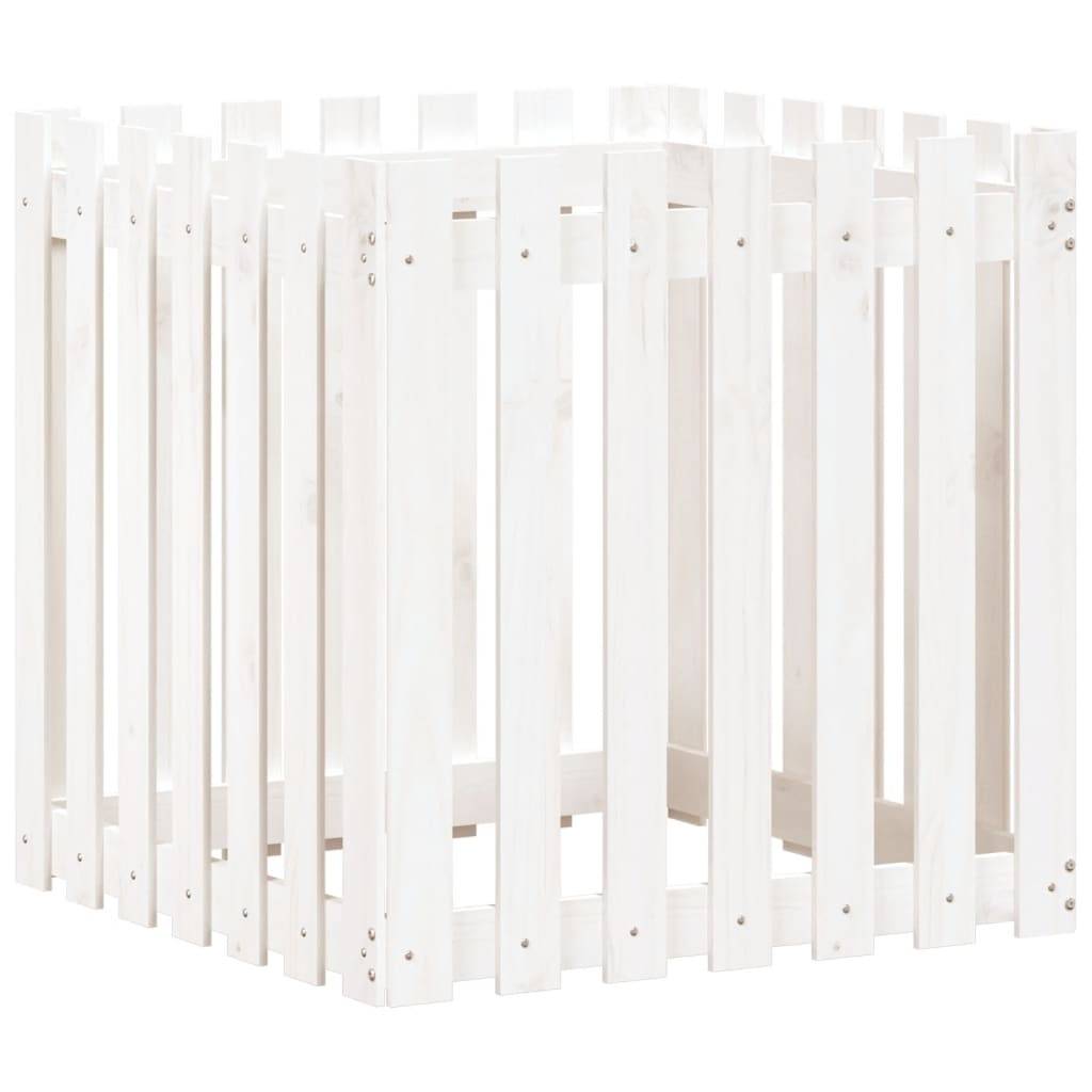 Prolenta Premium - Jardinière bois blanc  70 x 70 x 70 cm  - Prolenta premium p334.6 - Image 4