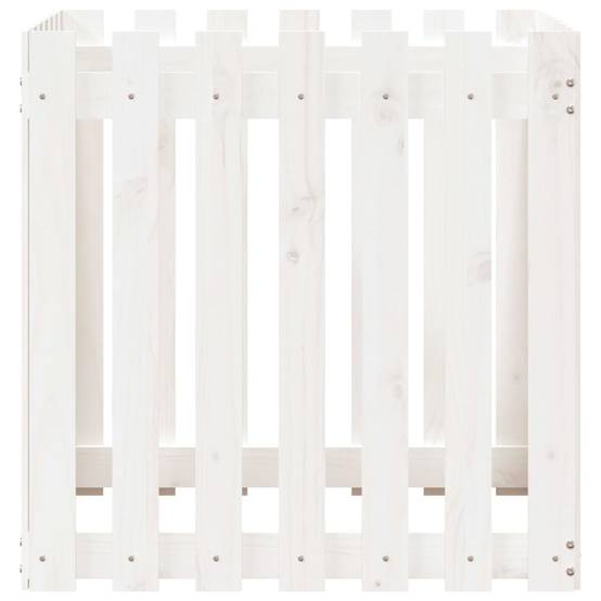 Prolenta Premium - Jardinière bois blanc 70 x 70 x 70 cm - Prolenta premium p334.6 - Image 5