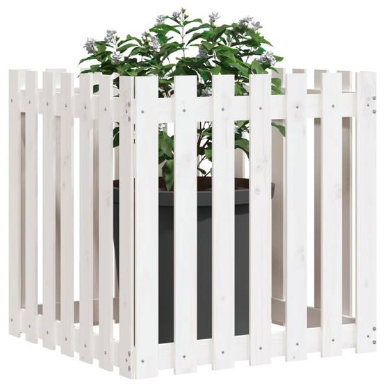 Prolenta Premium - Jardinière bois blanc 70 x 70 x 70 cm - Prolenta premium p334.6 - Image 3