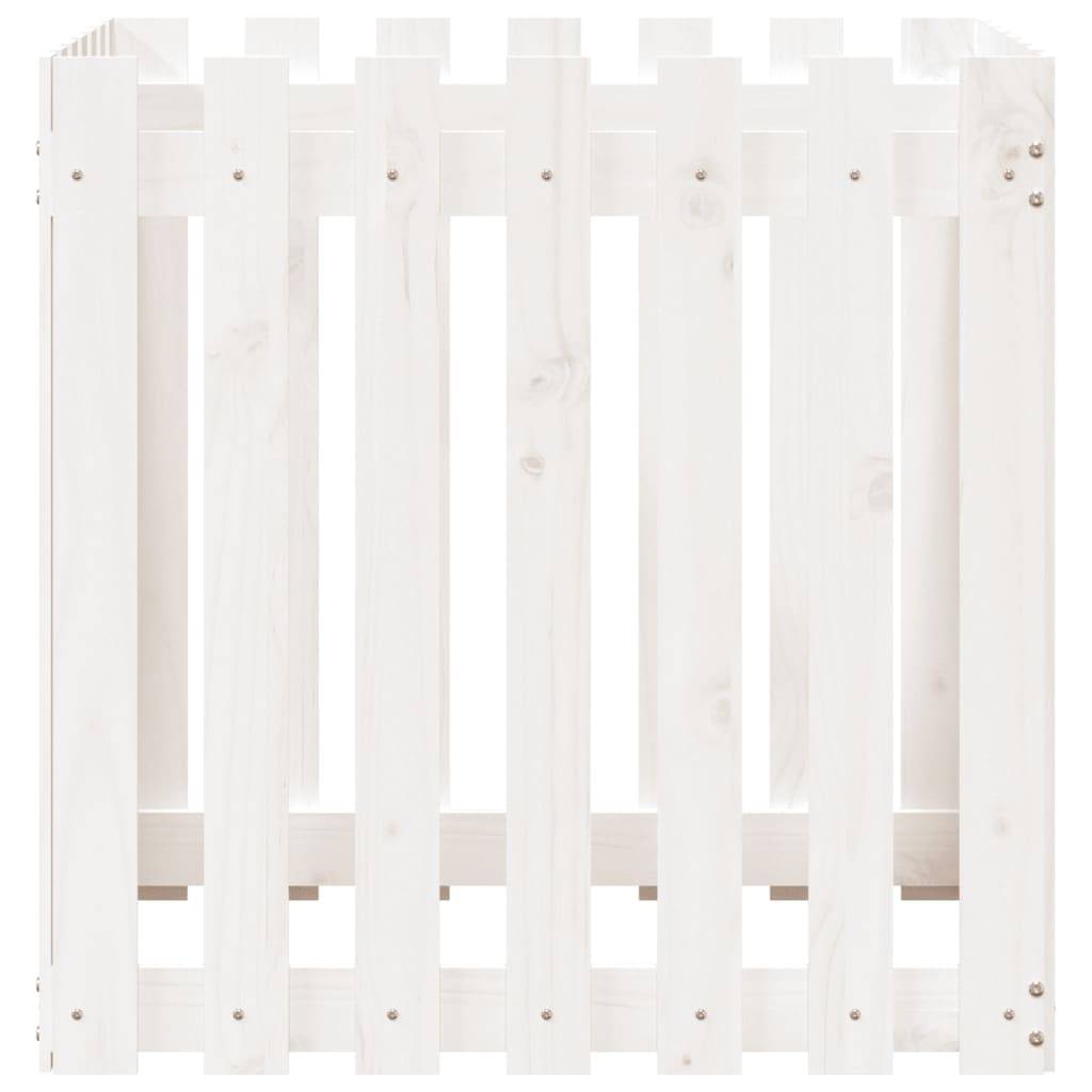 Prolenta Premium - Jardinière bois blanc  70 x 70 x 70 cm  - Prolenta premium p334.6 - Image 6