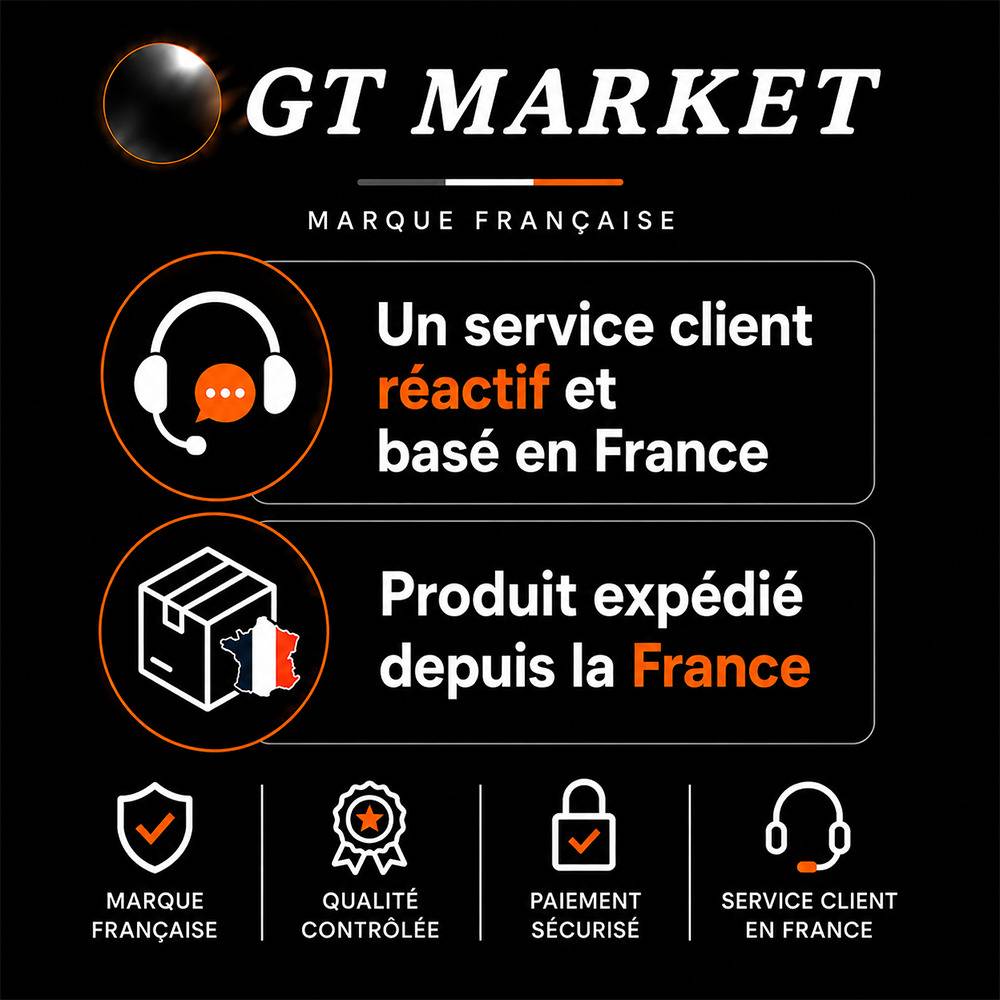 Gt Market - Guide 40 cm (16 pouces) + lot de 3 chaînes 60 maillons - Compatible tronçonneuses HUSQVARNA - GT MARKET - Image 3