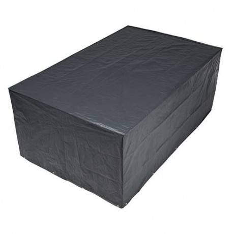 Housse de protection pour table rectangulaire et chaises de jardin, Dimensions H90 x 325 x 205 cm - Image 1