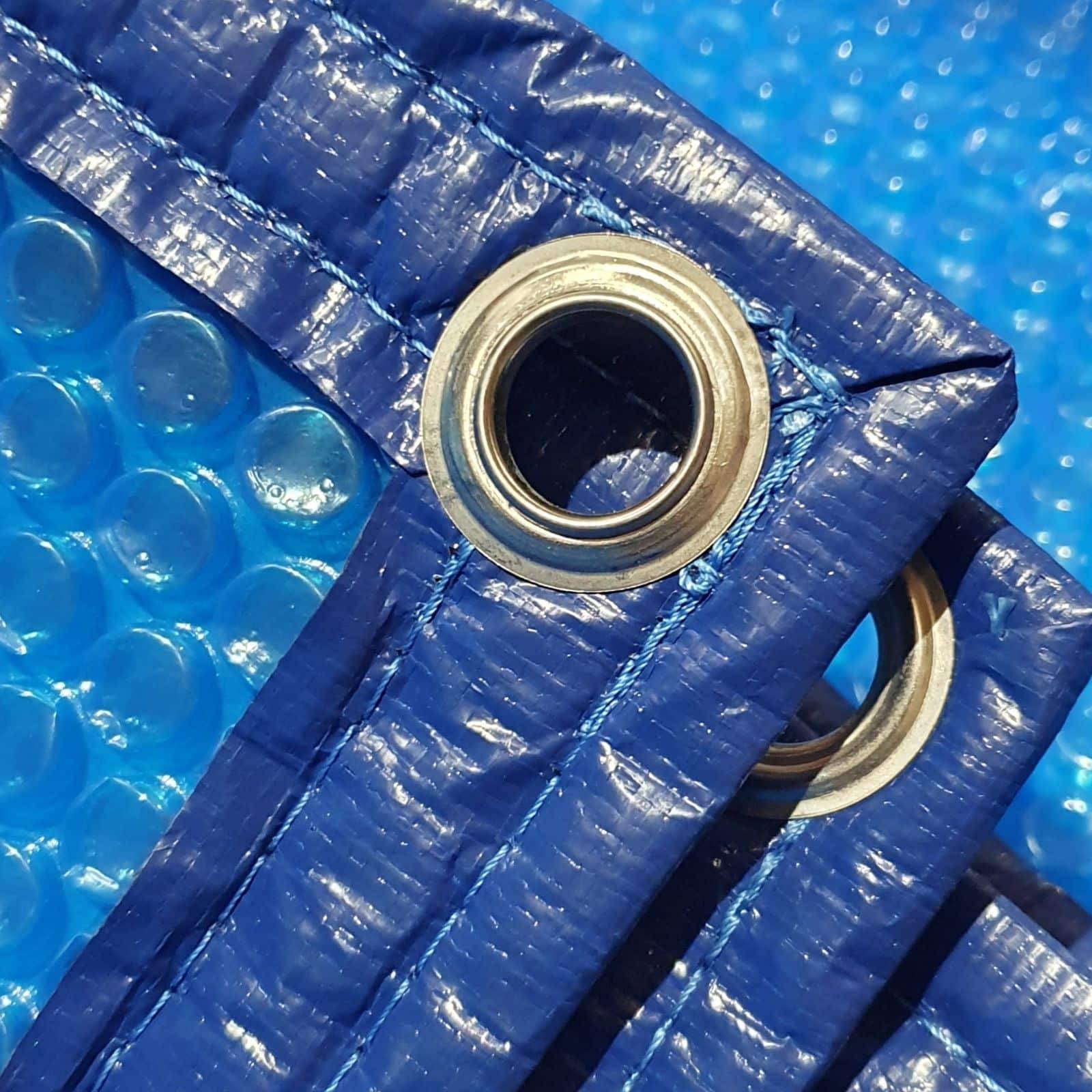 Aqualux - Bâche Solaire Piscine 500 Microns - 10 X 5 M - Bleu - Bordée Largeurs - Aqualux - Image 2