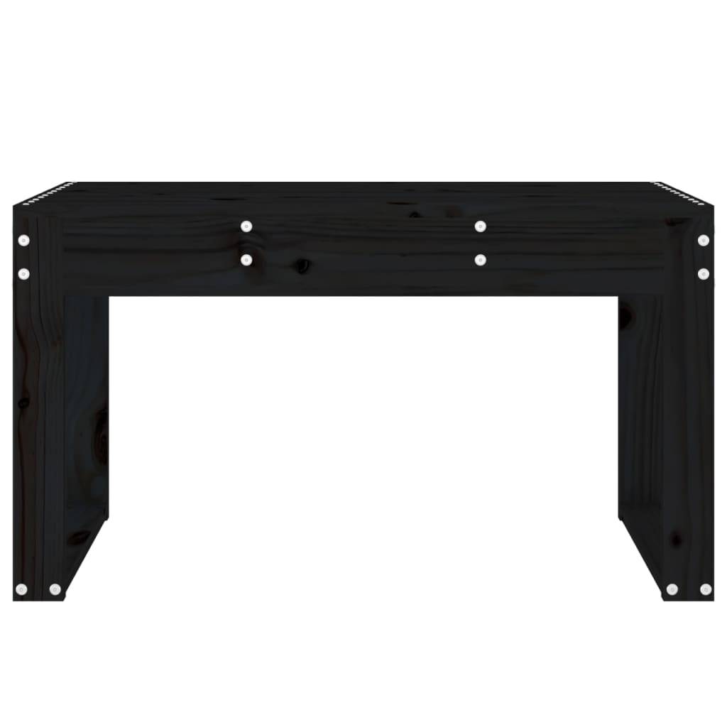 PANGIVO - Banc de jardin bois de pin noir 80 x 38 x 45 cm - PANGIVO - Image 3