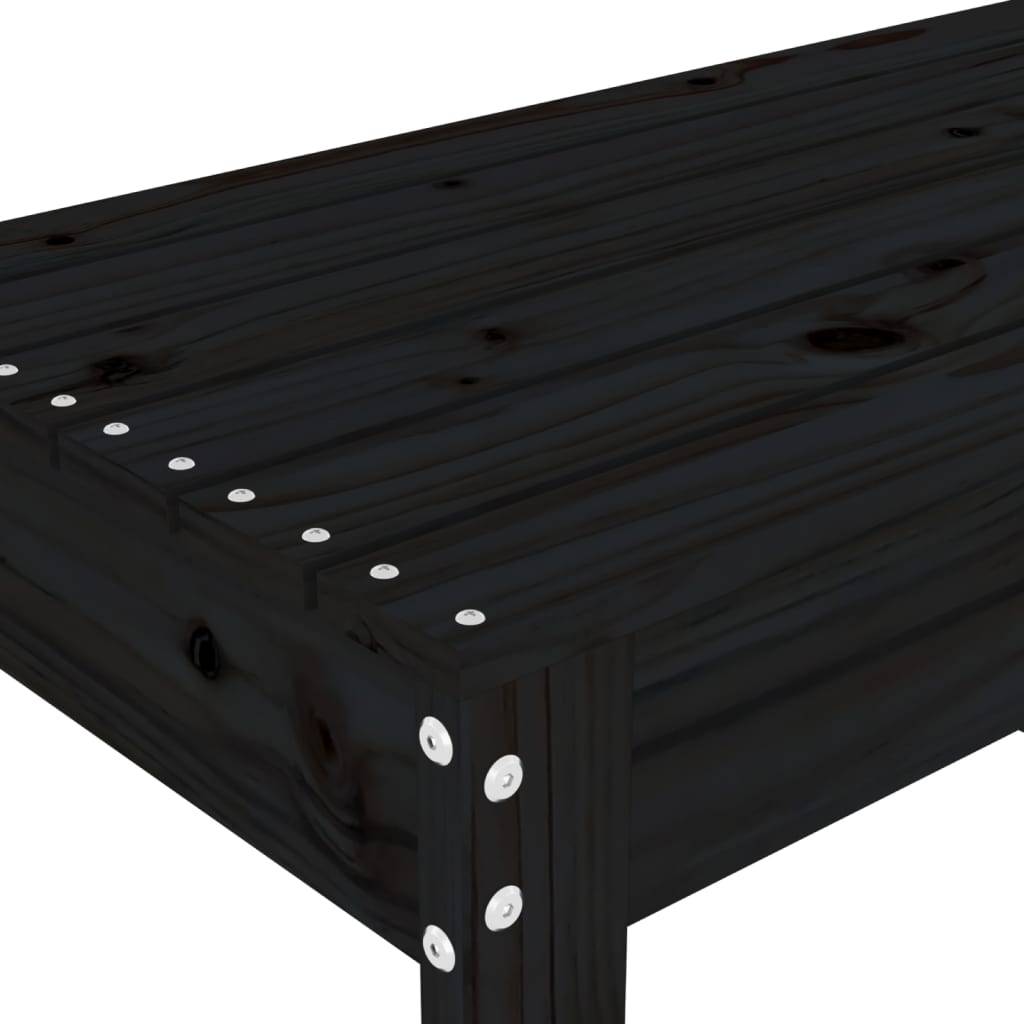 PANGIVO - Banc de jardin bois de pin noir 80 x 38 x 45 cm - PANGIVO - Image 6