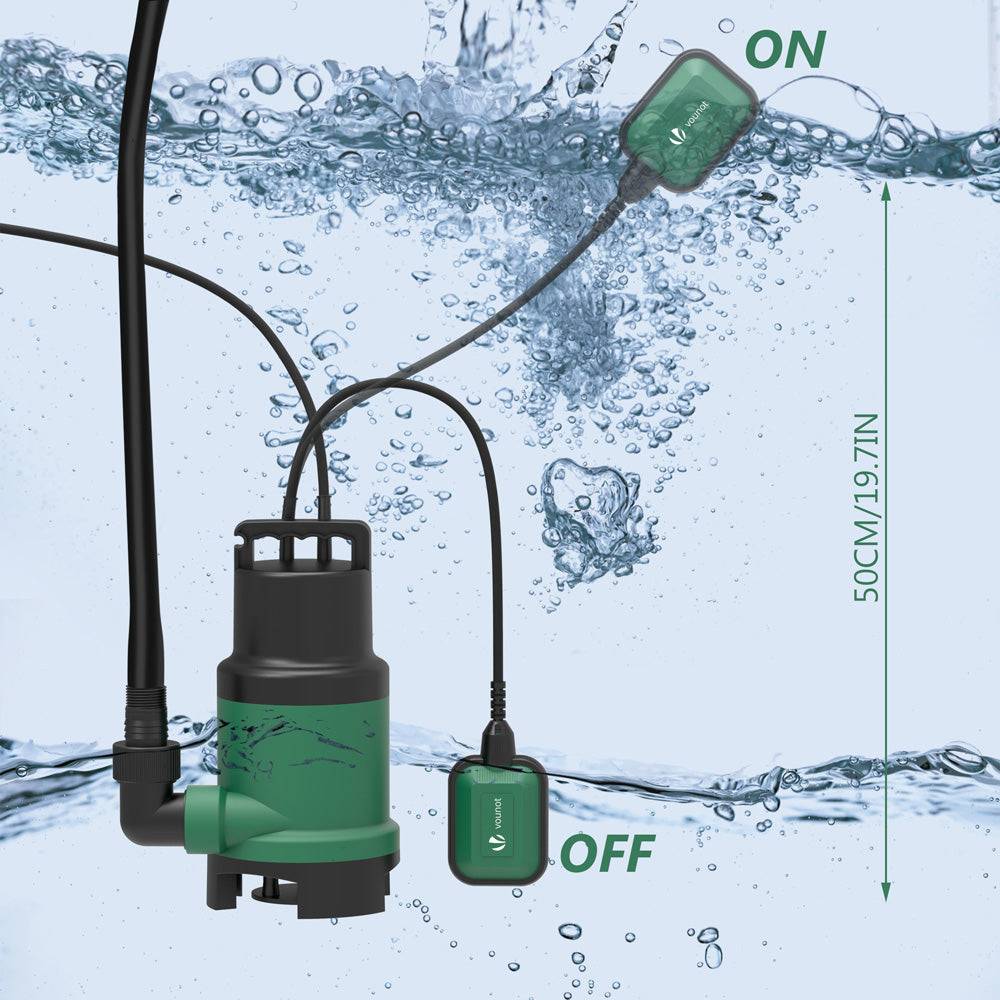Pompe evacuation pour eaux chargees 14000L/h profondeur 7m - Image 3