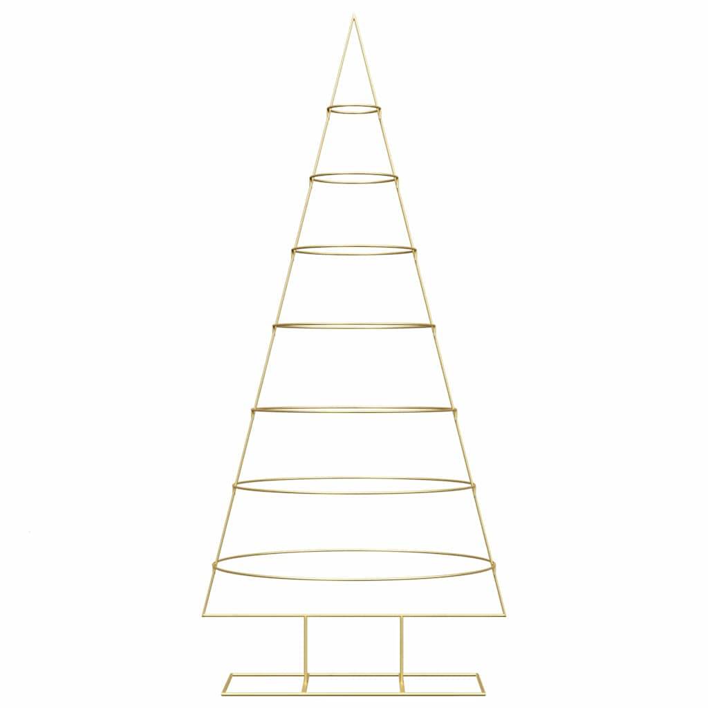 Sapin de Noël | Arbre de Noël en métal Doré 209 cm Acier peint par poudre Maison Chic - Image 5