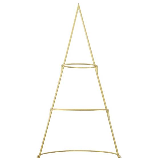 Sapin de Noël | Arbre de Noël en métal Doré 209 cm Acier peint par poudre Maison Chic - Image 7
