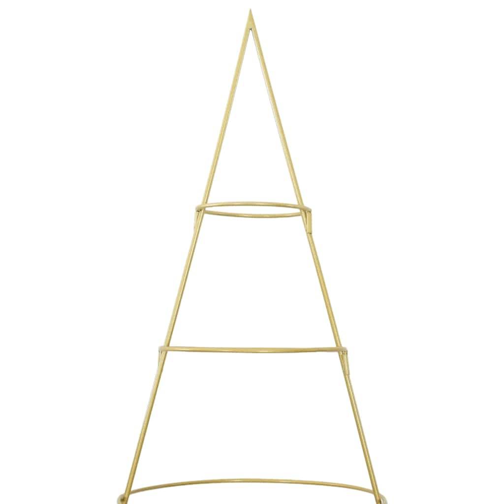 Sapin de Noël | Arbre de Noël en métal Doré 209 cm Acier peint par poudre Maison Chic - Image 7