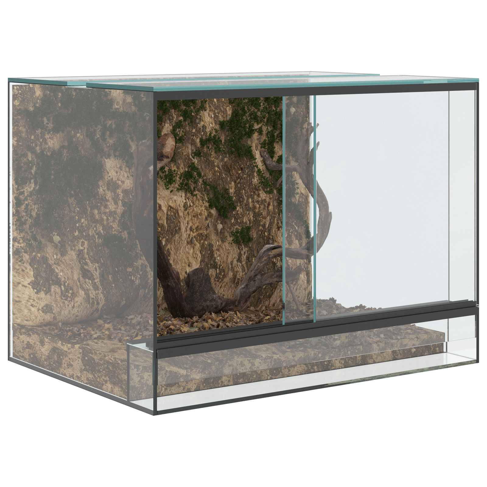 Vidaxl - Terrarium avec stockage Transparent 40 x 30 x 30 cm Verre vidaXL 42020389 - Image 4