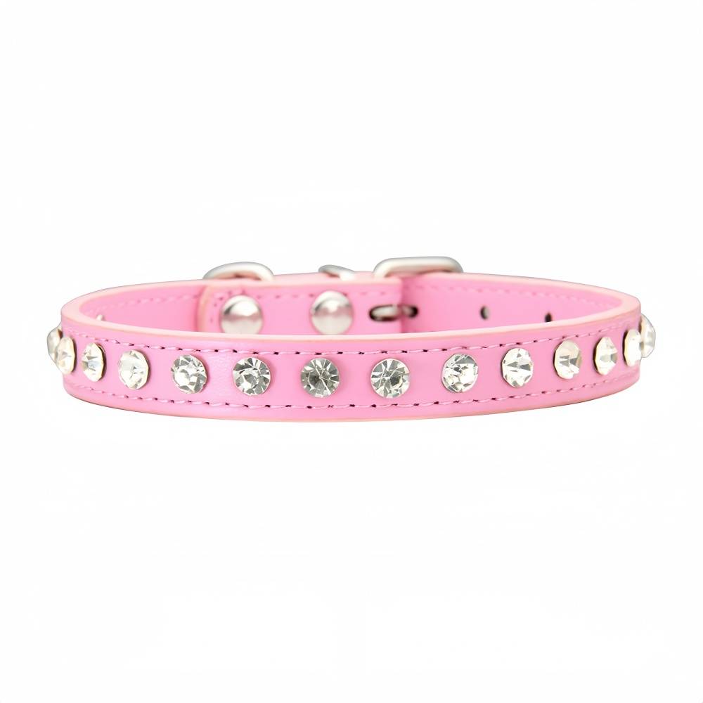 Colliers pour chats et chiens en diamantBleu M IntiMeg - Image 4