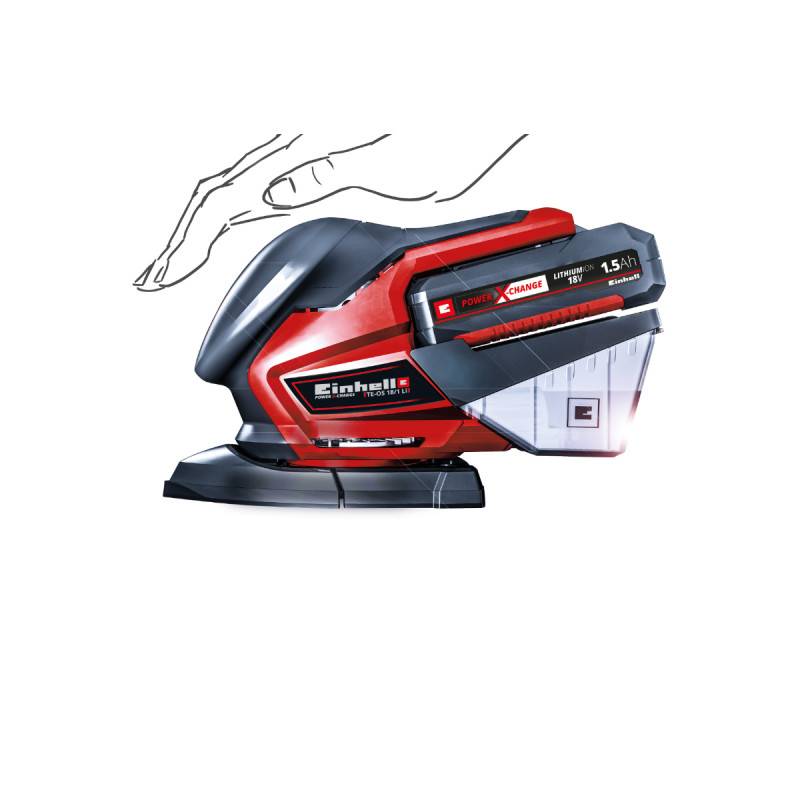 Einhell - Ponceuse multi EINHELL 18V Power X-Change - Sans batterie ni chargeur - TE-OS 18/150 Li - Solo - Image 7