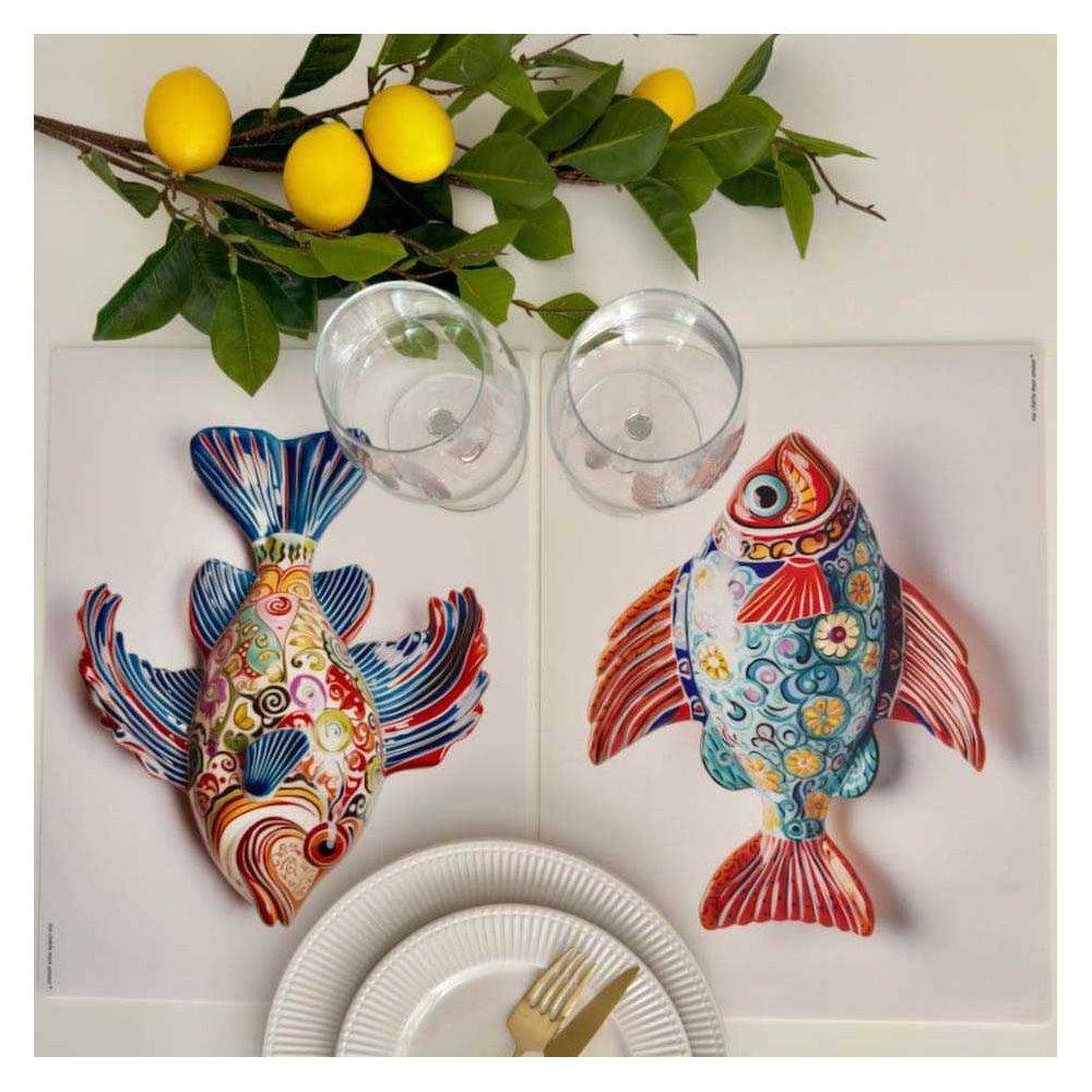 Set de table en vinyle 40 x 30 cm Equateur Lot de 4 sets de table motifs assortis - Image 2