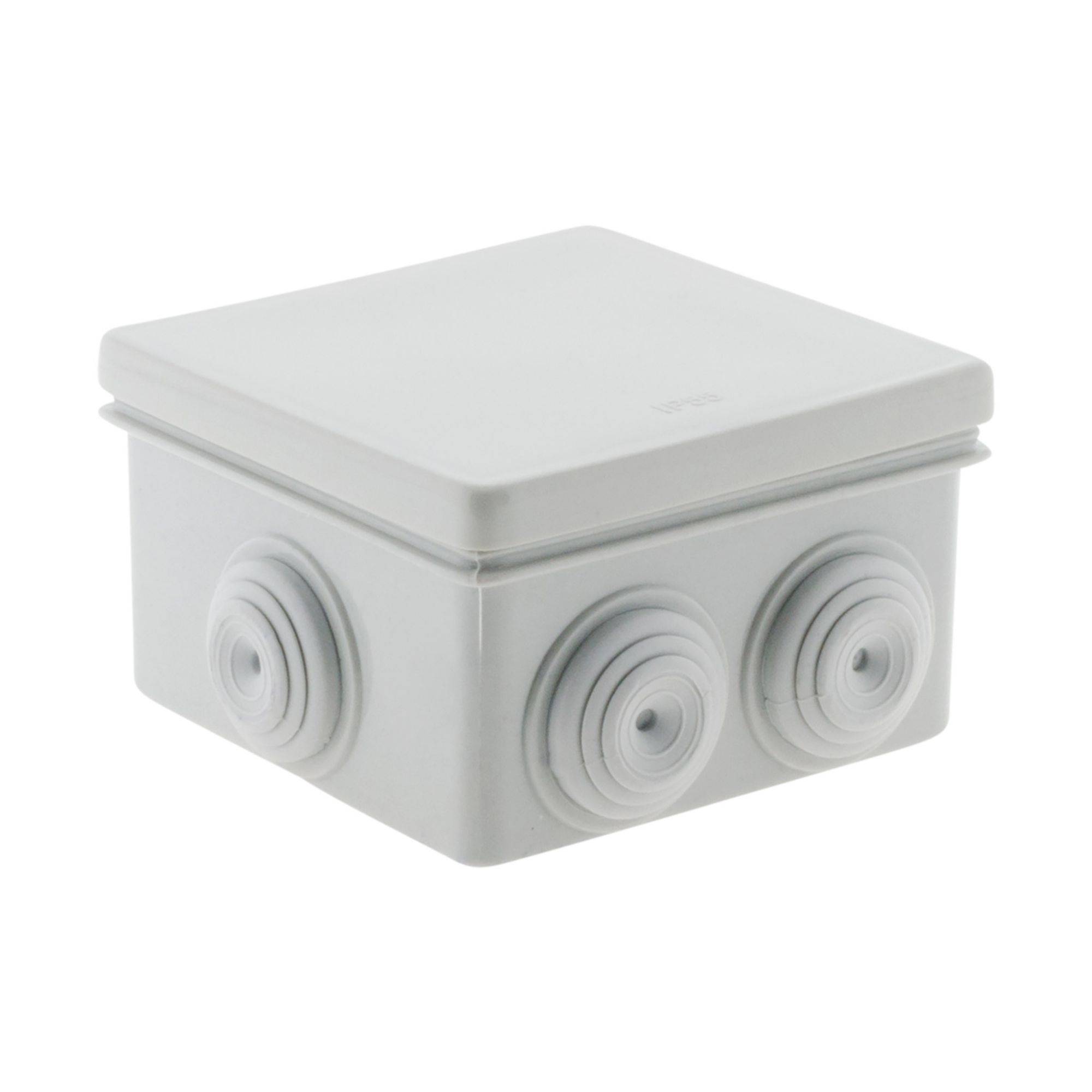 Zenitech - Boîte étanche IP55 carrée  80 x 80 x 46 mm