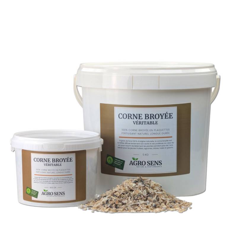 Corne broyée - engrais azoté longue durée - Seau 800 gr - Image 2