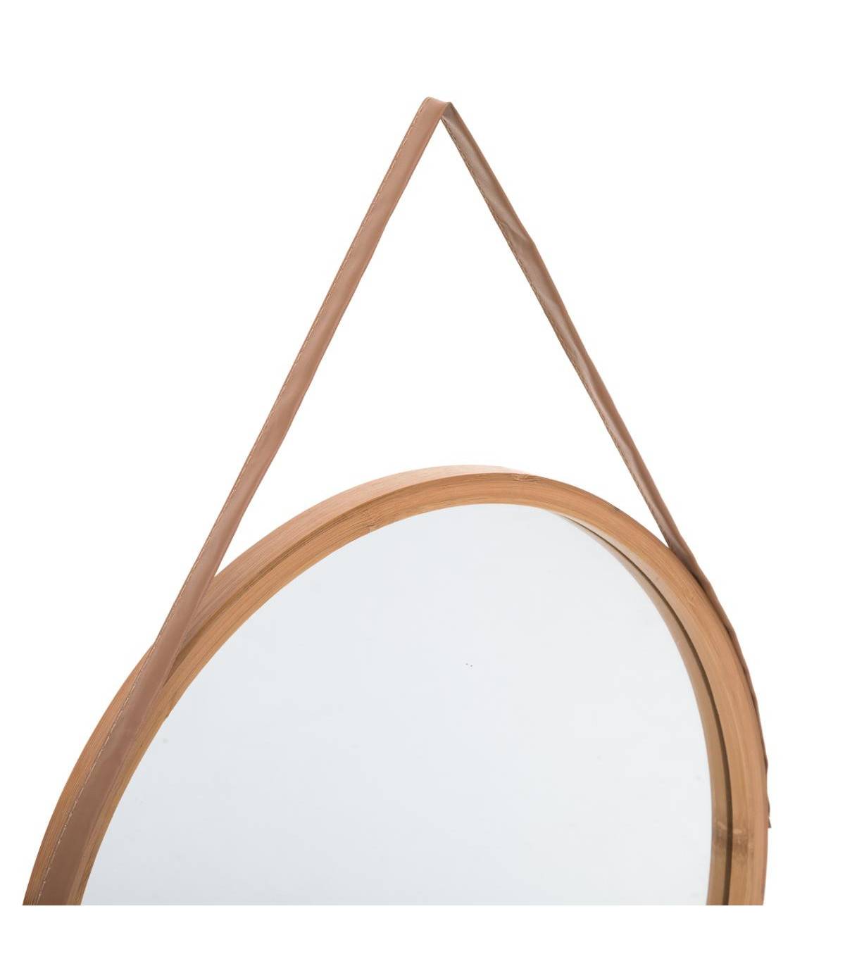 Miroir mural en Bambou D 38 cm - Image 2