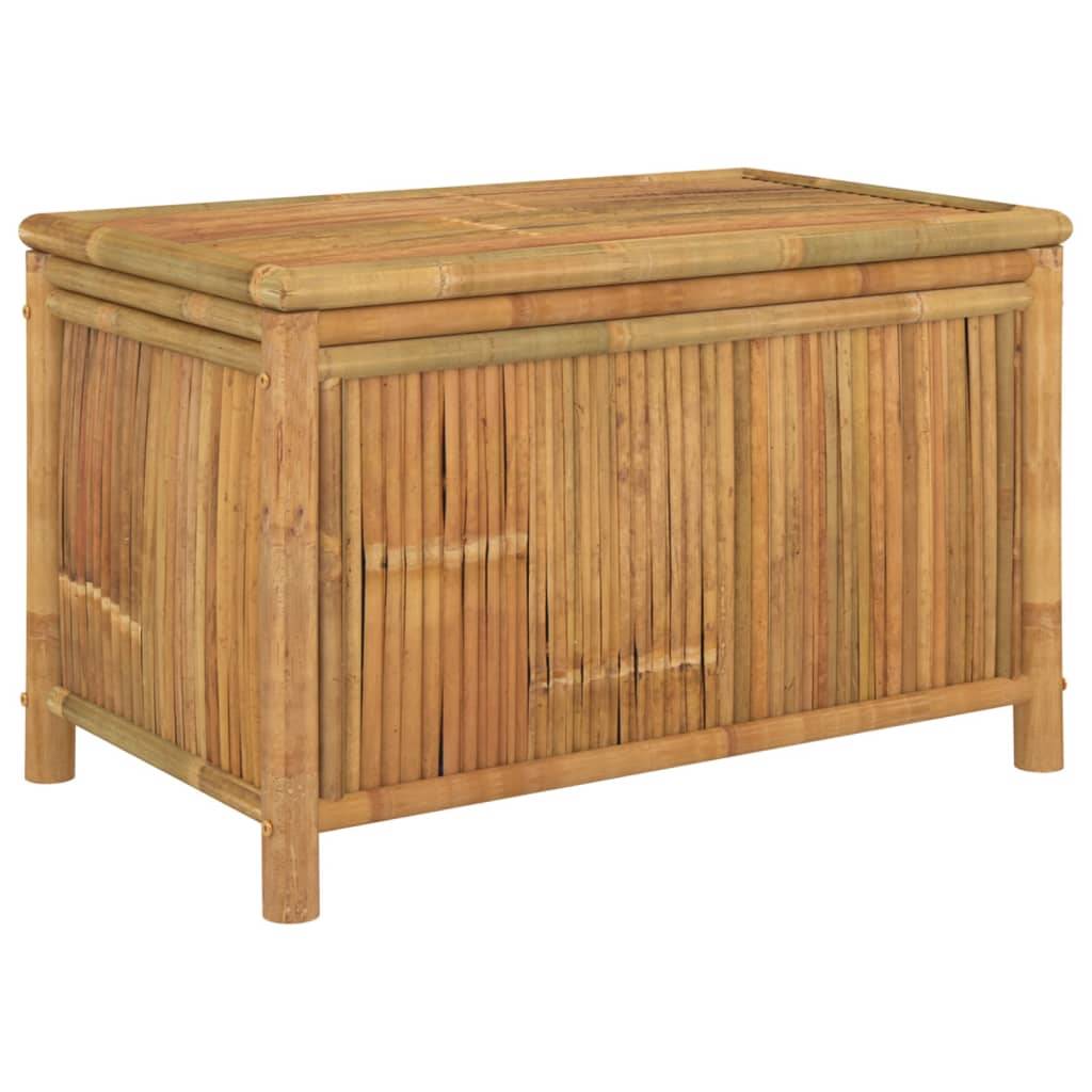 Coffre de rangement bambou naturel 90 x 52 x 55 cm - PANGIVO - Image 2