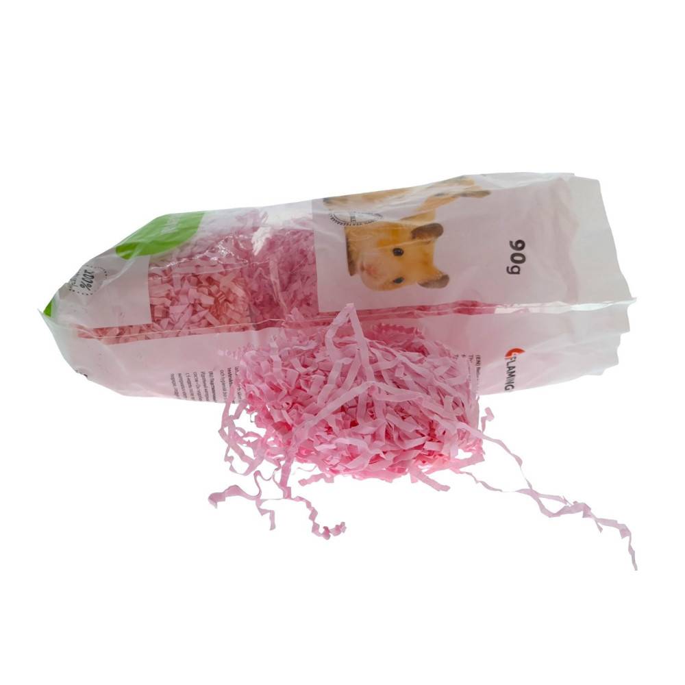Lit douillet fibre papier sachet de 90 gr couleur aléatoire pour rongeurs - Image 3