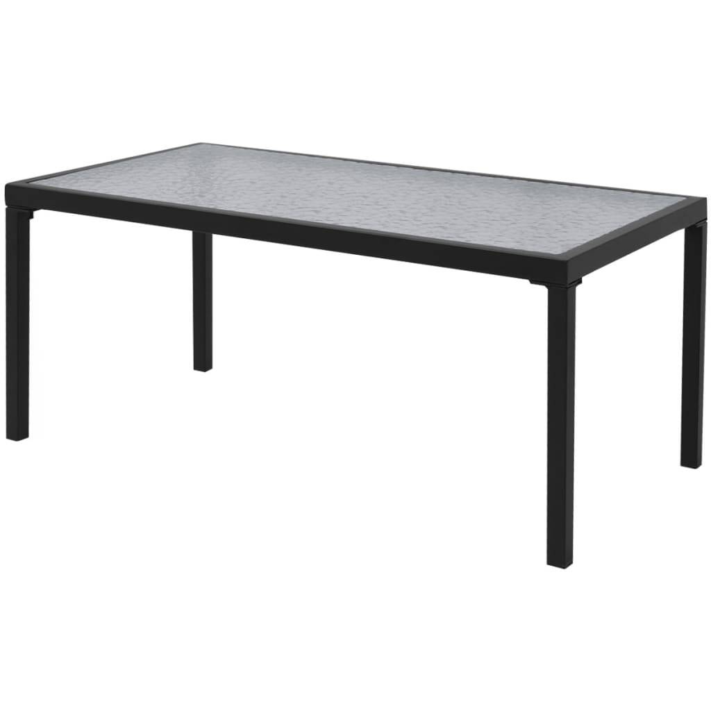 Vidaxl - Salon de jardin 4 pcs Textilène Noir vidaXL 42162 - Image 4
