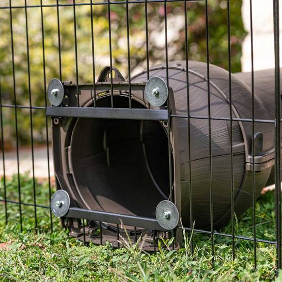 Ferplast - Ferplast Enclos Lapin FREERUN MEDIUM, Lapins, Cochon d'Inde, Cloture, Enclos pour Lapins, Animaux Domestiques, Diamètre 140 x 76,5 cm, avec Poignées - Image 8