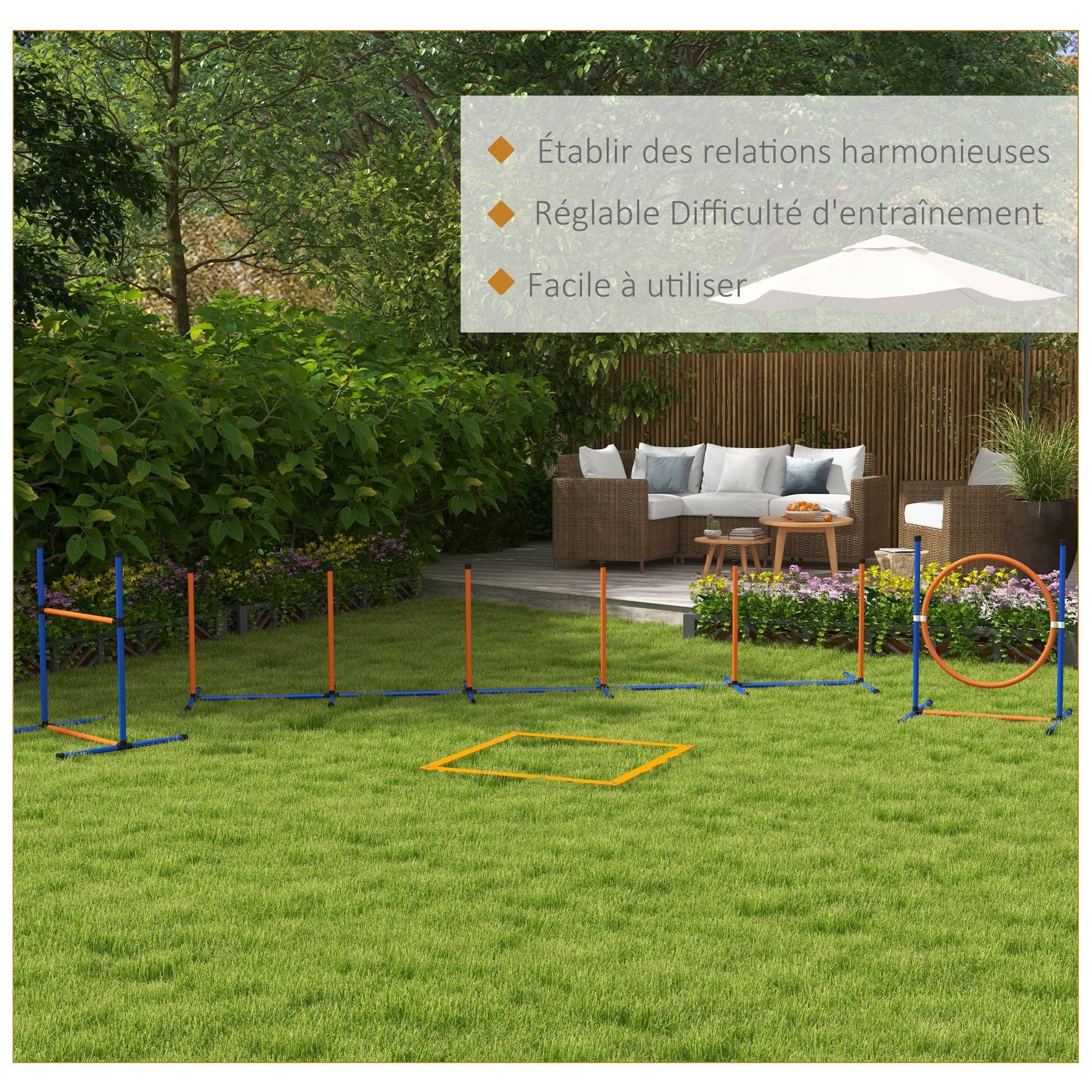 Kit d'agilité pour chien plastique multicolore 352 x 66 x 69 cm - PANGIVO - Image 8