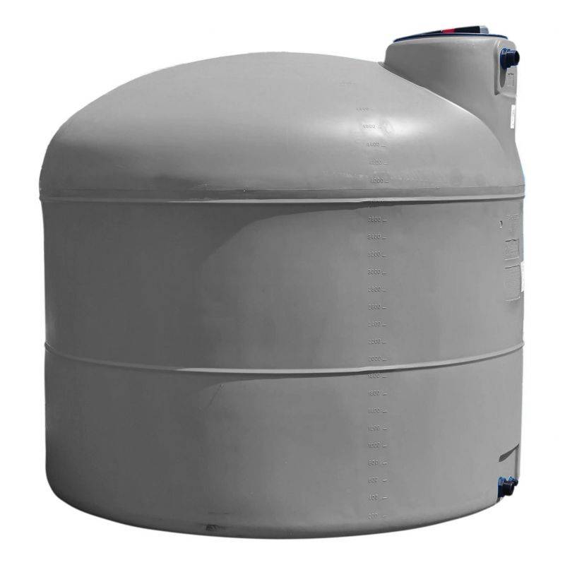 Cuve récupération eau de pluie 300L - Réservoir aérien cylindrique Gris - Polyéthylène - ELBI PA - Image 6