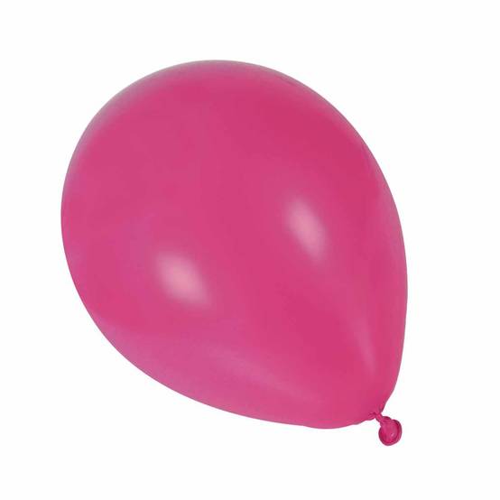 Lot de 10 Ballons en Latex "Gonflables" 30cm Fuchsia - Image 1