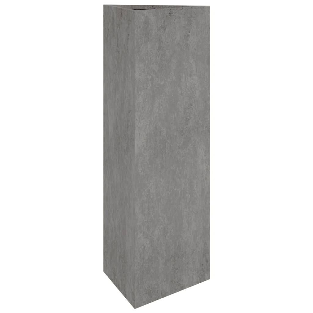 Jardinière - Bac à fleurs - Pot de fleurs 30x26x75 cm acier corten Couleur évolue - Image 4