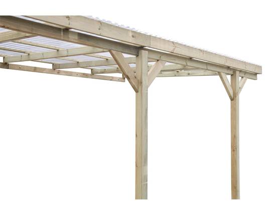 Altanka - Carport, abri de voiture 3x5.24 m - 15 m2 - couverture PVC - CAR7-2PVCTR - ALTANKA - Image 8