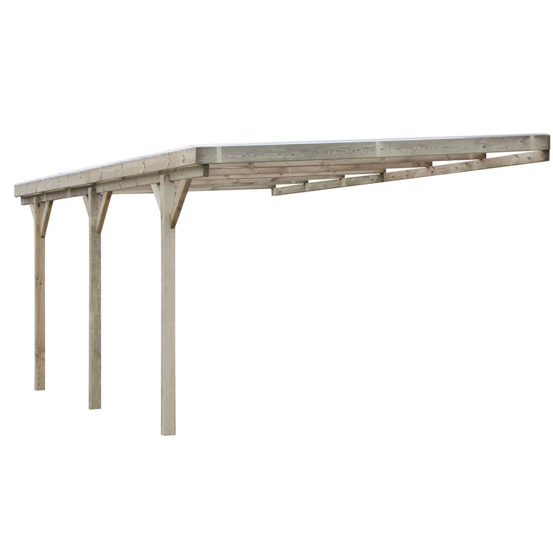 Altanka - Carport, abri de voiture 3x5.24 m - 15 m2 - couverture PVC - CAR7-2PVCTR - ALTANKA - Image 7