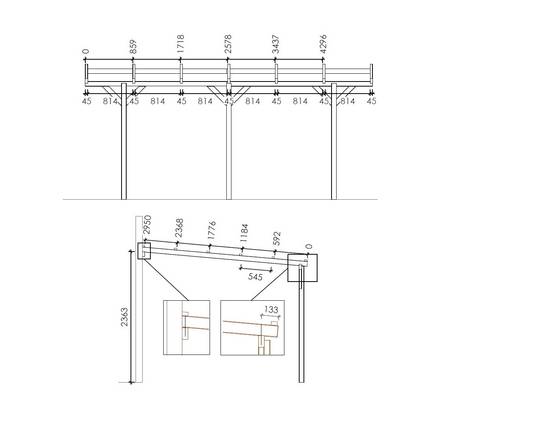 Altanka - Carport, abri de voiture 3x5.24 m - 15 m2 - couverture PVC - CAR7-2PVCTR - ALTANKA - Image 4