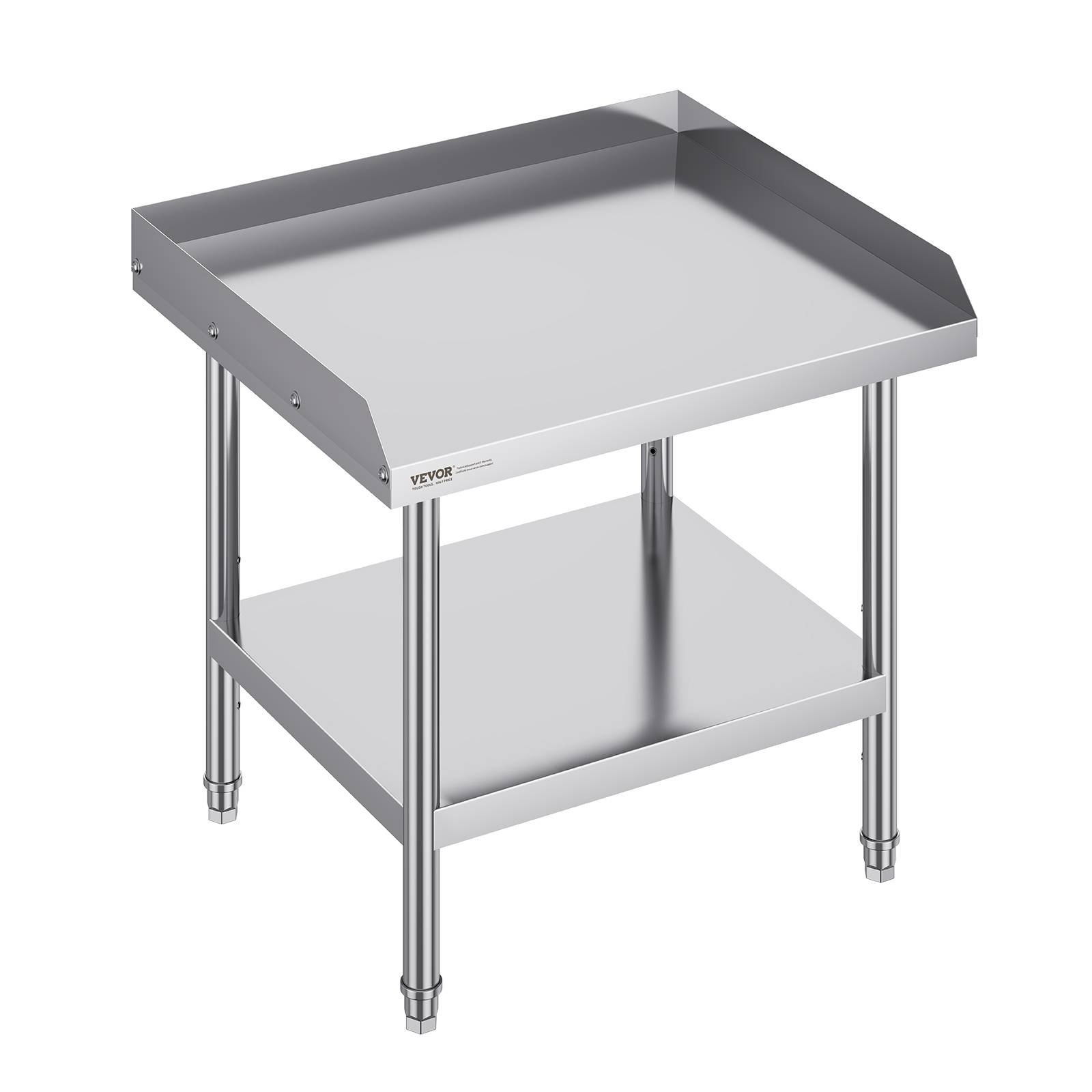 Vevor - VEVOR Table de Travail en Inox Table de Préparation sur Roulettes 71,1x61x66 cm - Image 1