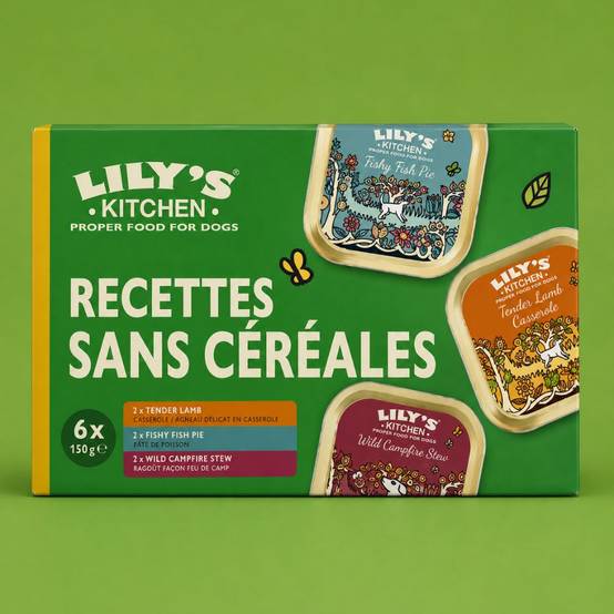 Pâtée chien Multipack Sans Céréales 6x150g – poulet, poisson & gibier 6*150 g - Image 3