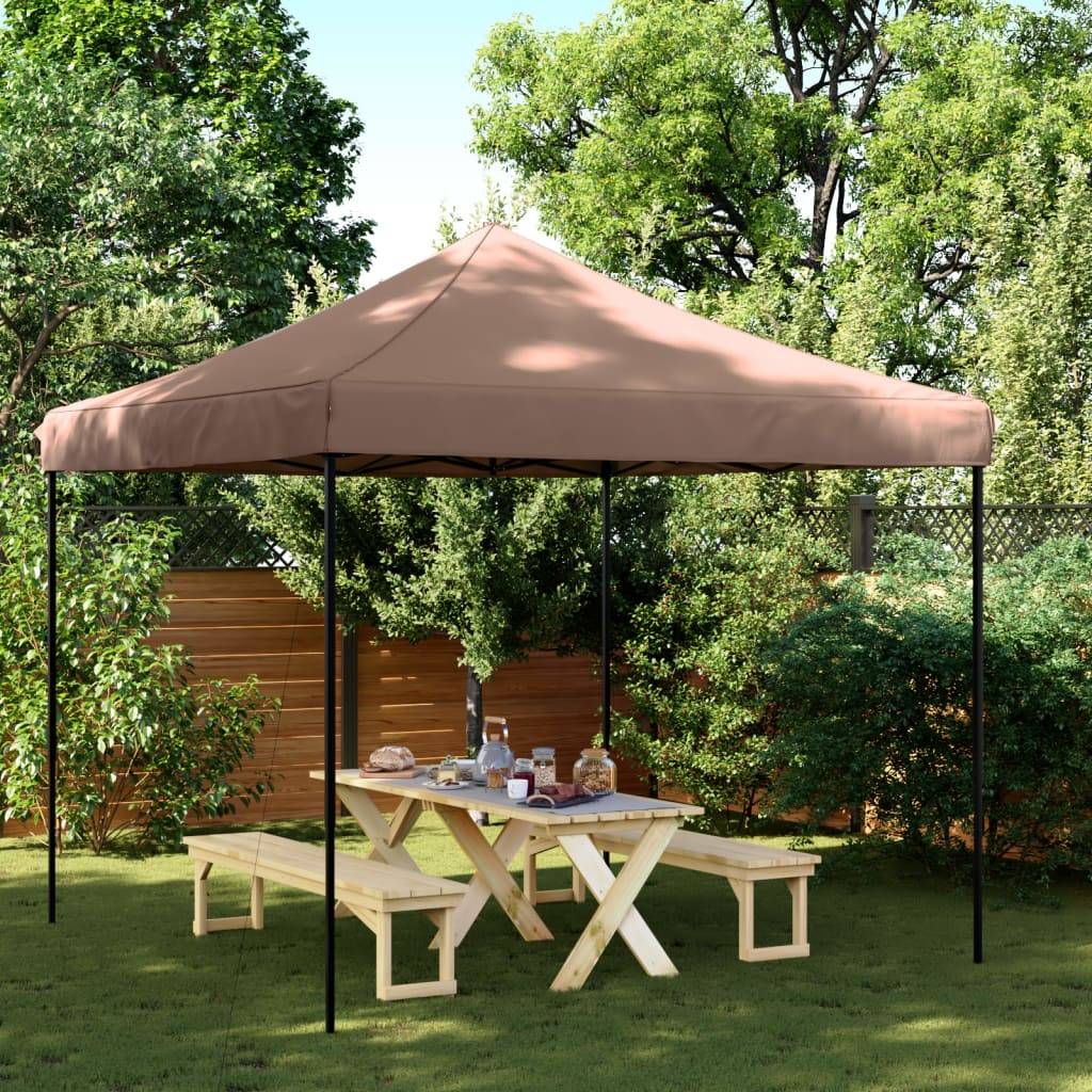 Vidaxl - Tente de réception pliable escamotable marron 292x292x315 cm vidaXL 4004918 - Image 1