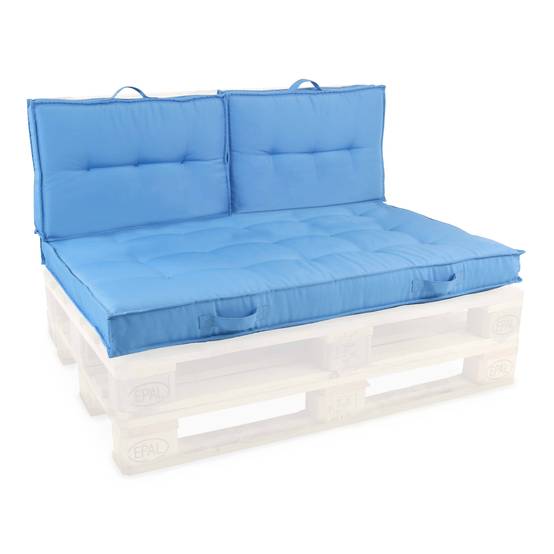 Oviala - Coussins pour palette matelassés bleu
Cuzco - Oviala - Image 1