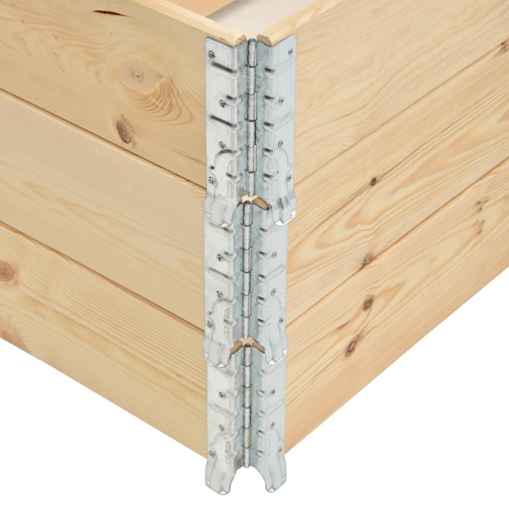 Helloshop26 - Jardinières surélevées 3 pcs 50 x 100 cm bois de pin solide - Image 4