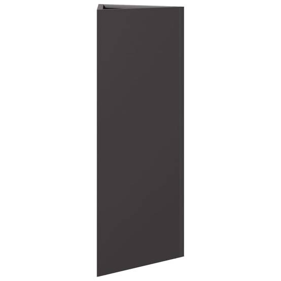 ComfortXL - Jardinière triangulaire acier pour terrasse plantes et fleurs 30x26x75cm noir - ComfortXL Outdoor Living - Image 6