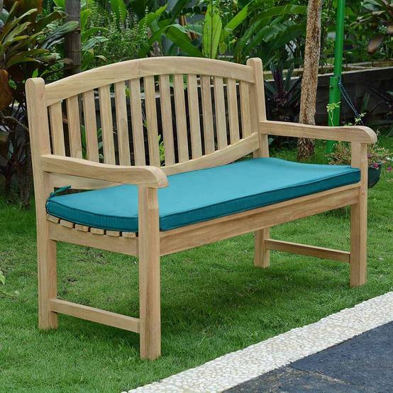 Teck'Attitude - Coussin Vert pour banc 130 cm - TECK'Attitude - Image 4
