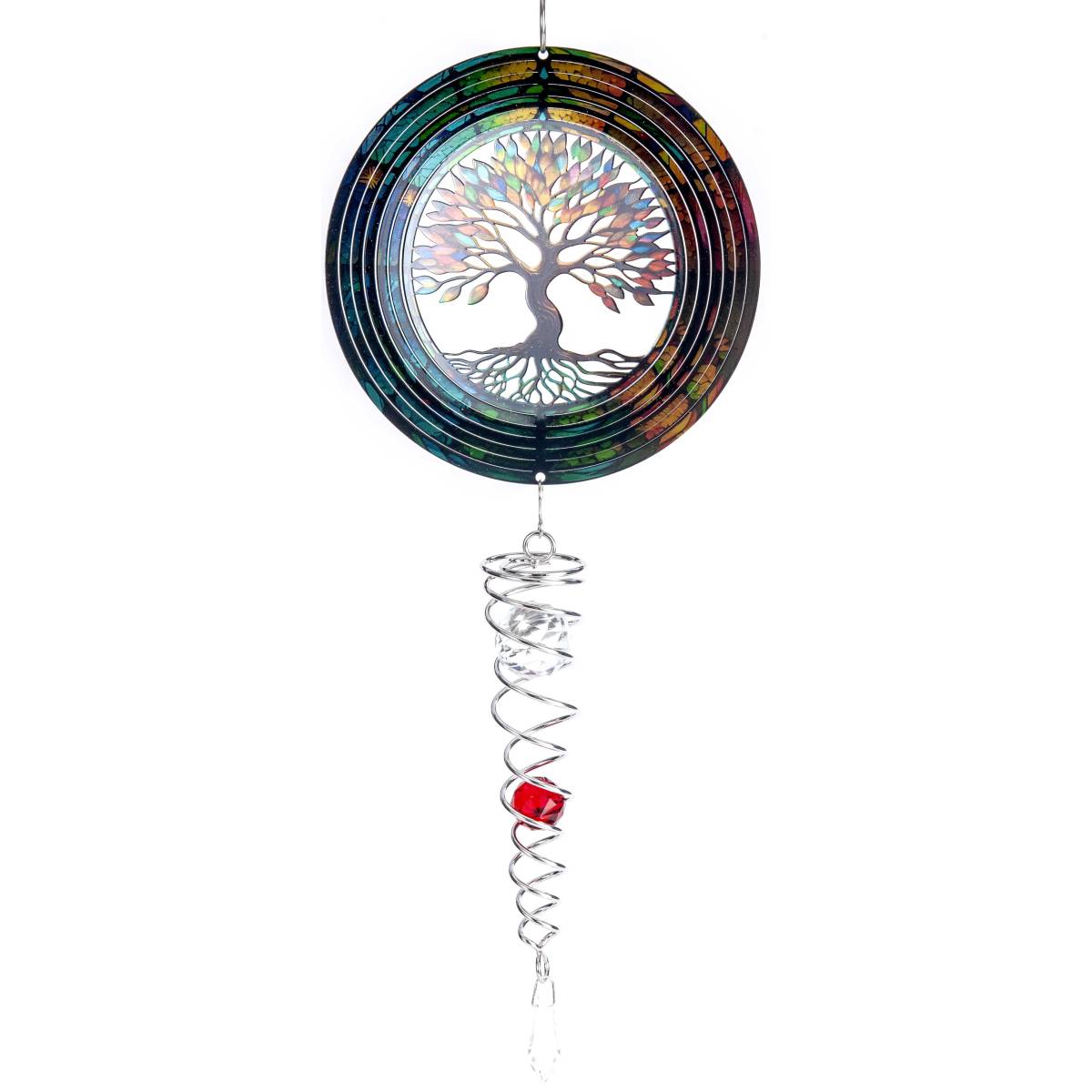 Mobile à vent original Crystal Tail Arbre de vie